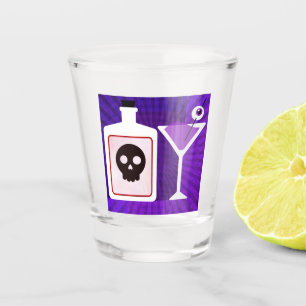PopArt Halloween Cocktail Shot Glass