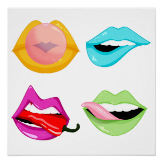 Pop'art Lips Poster