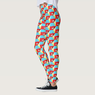 PopArt Santa Martini Leggings