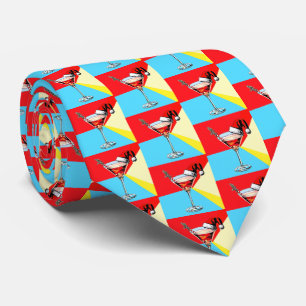 PopArt Santa Martini Tie