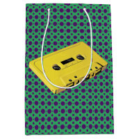 PopArt Yellow Cassette Medium Gift Bag