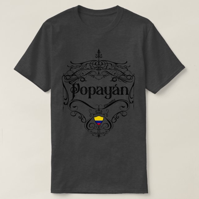 Popayan Vintage design T-Shirt (Design Front)