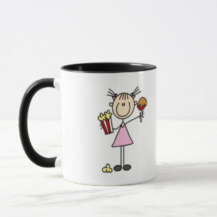 Popcorn and Cotton Candy Tshirts and Gifts Mug