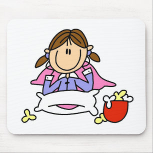 Popcorn And Pajamas Mousepad