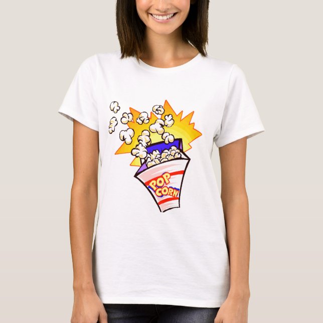 popcorn animated T-Shirt (Front)