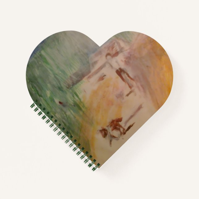 Popcorn Anime Abstract Notebook (Front)