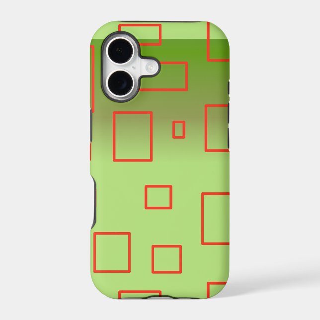 Popcorn Anime Christmas Green iPhone / iPad case (Back)