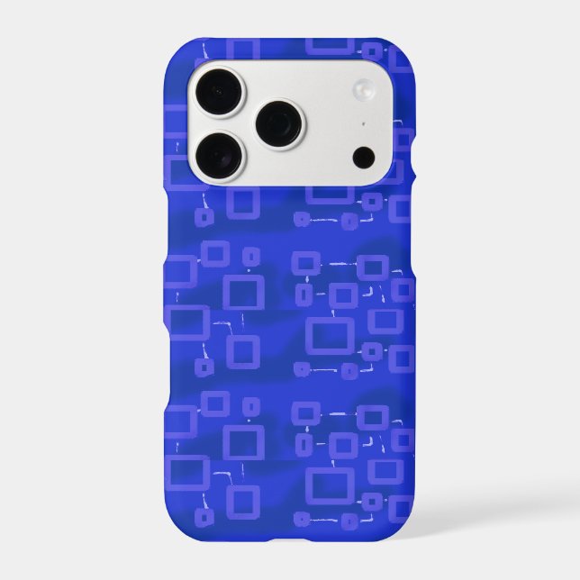 Popcorn Anime Cool Blue Cell Phone Case (Back)