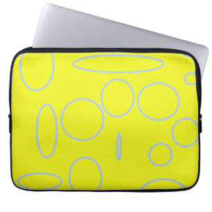 Popcorn Anime Loops Geometric Laptop Sleeve