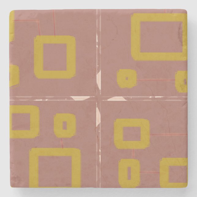 Popcorn Anime Save My Table Stone Coaster (Front)