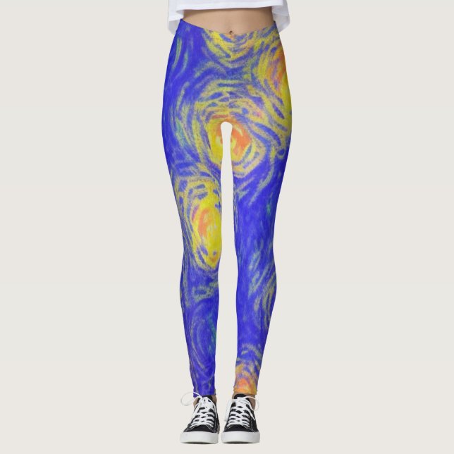 Popcorn Art Leggings (Front)