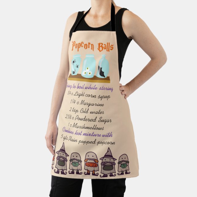 Popcorn Balls Recipe Kitchen Apron (Insitu)
