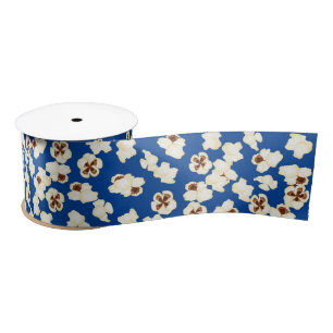 Popcorn Birthday Party Movie Theatre Satin Ribbon