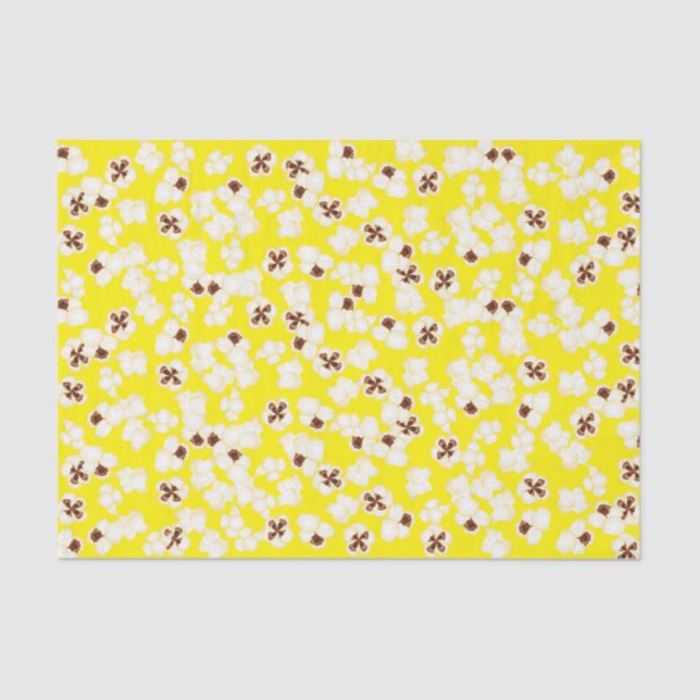 Popcorn Birthday Party Movie Theatre Tissue Paper (Front)