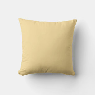 Popcorn Butter Yellow Solid Colour Print Cushion