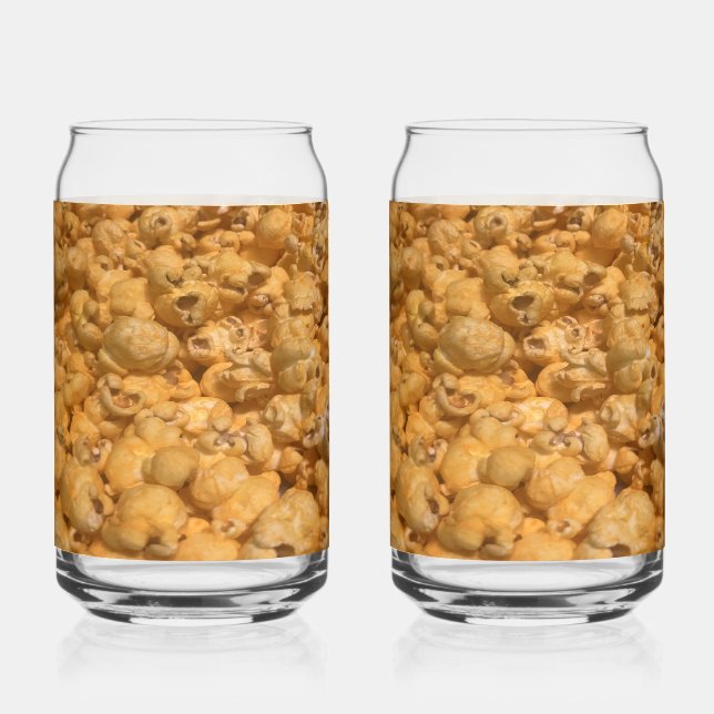 Popcorn Can Glass (Front)