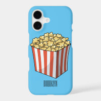 Popcorn cartoon illustration 
