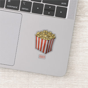 Popcorn cartoon illustration