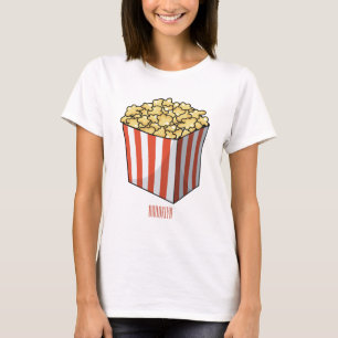 Popcorn cartoon illustration  T-Shirt
