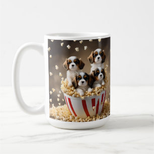 Popcorn Cavalier Spaniel Puppies, Coffee Mug