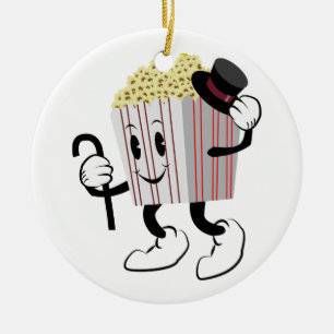 Popcorn Ceramic Ornament