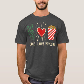 Popcorn Cinema Movie Night Television Theatre Love T-Shirt