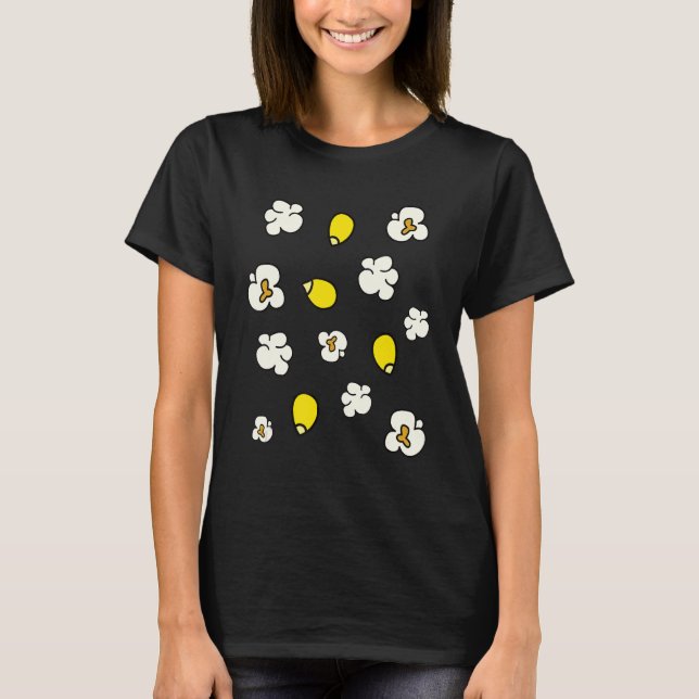 Popcorn  Corn Popcorn  Snack T-Shirt (Front)