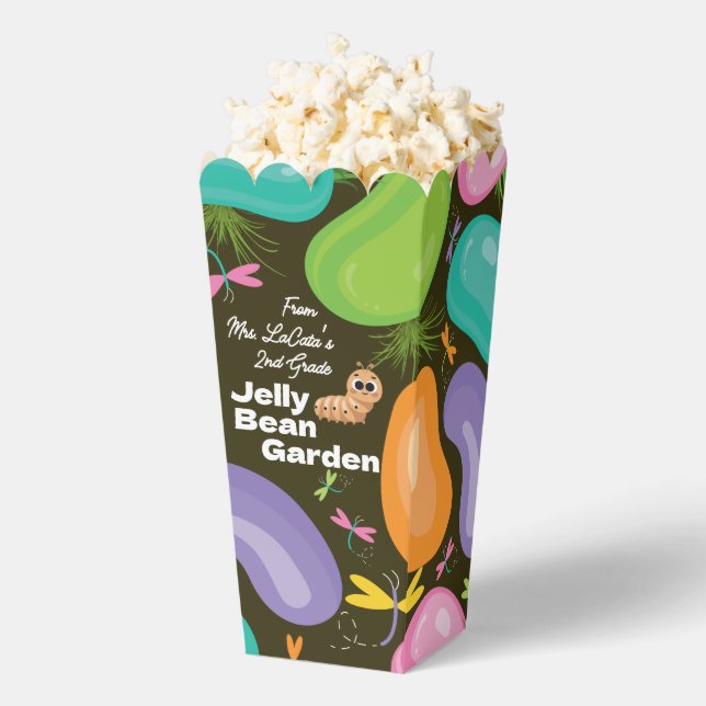 Popcorn Favor Box Jelly Bean Garden  (Popped)