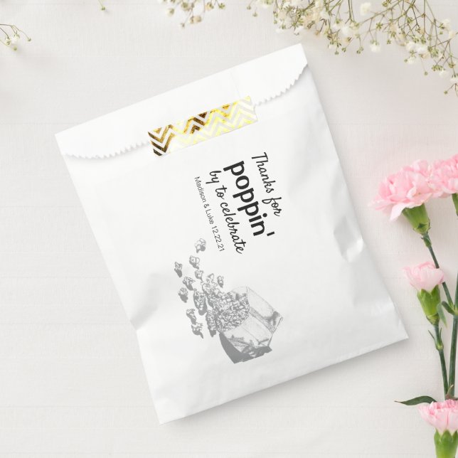 Popcorn Favour Bag (Sealed)