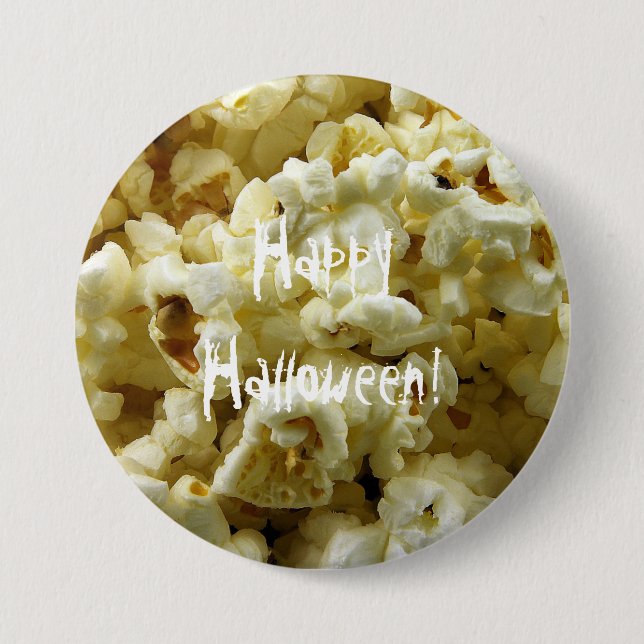 popcorn Halloween 7.5 Cm Round Badge (Front)