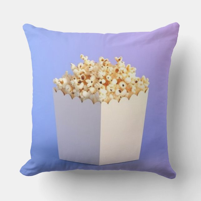 Popcorn in a White Tub Cushion (Front)