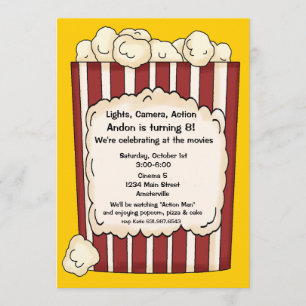 Popcorn Invitation