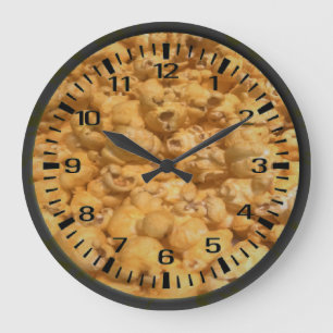 Popcorn Large Clock