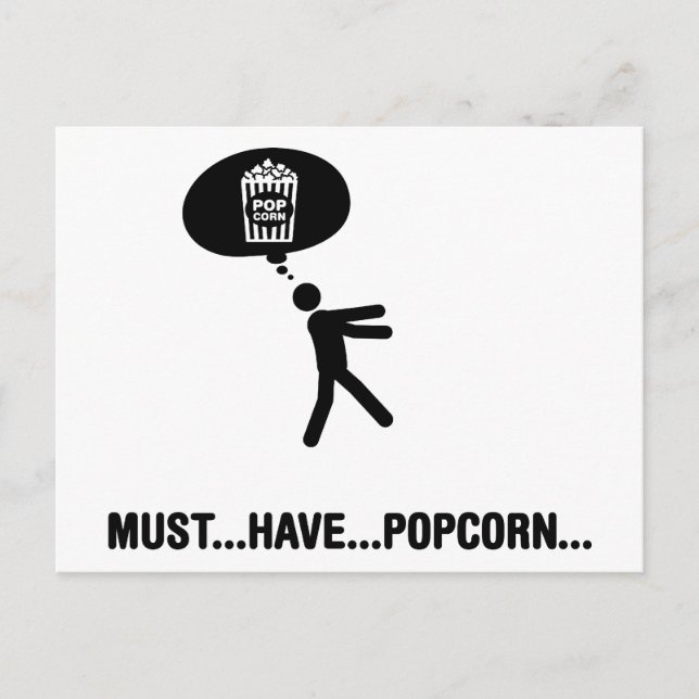 Popcorn Lover Postcard (Front)