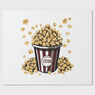 Popcorn Lover Wrapping Paper