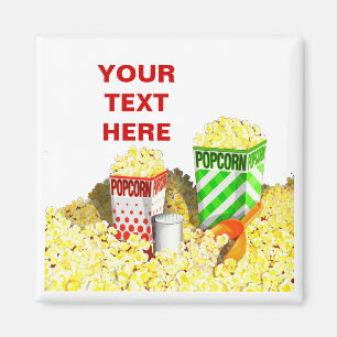 Popcorn Lovers Magnet