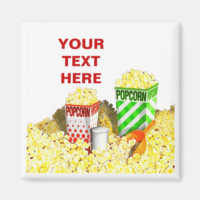 Popcorn Lovers Magnet (Front)