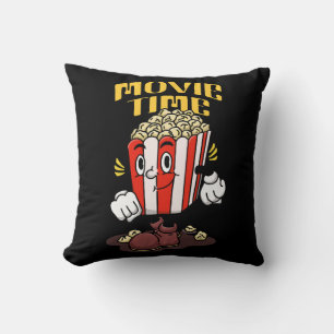 Popcorn Mascot Cartoon Cushion