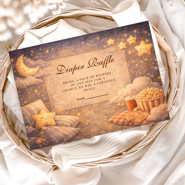 Popcorn Movie Magic Diapper Raffle Enclosure Card (Creator Uploaded)