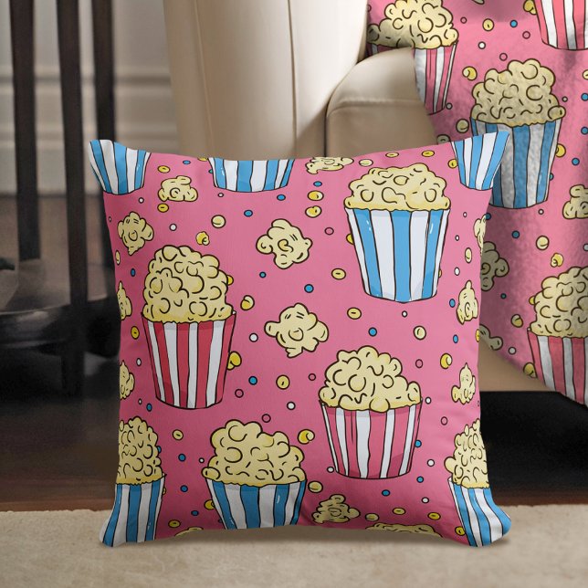 Popcorn & Movie Night Magic  Cushion (Creator Uploaded)