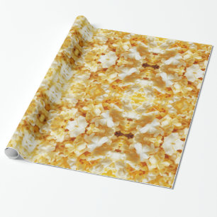 Popcorn pattern wrapping paper