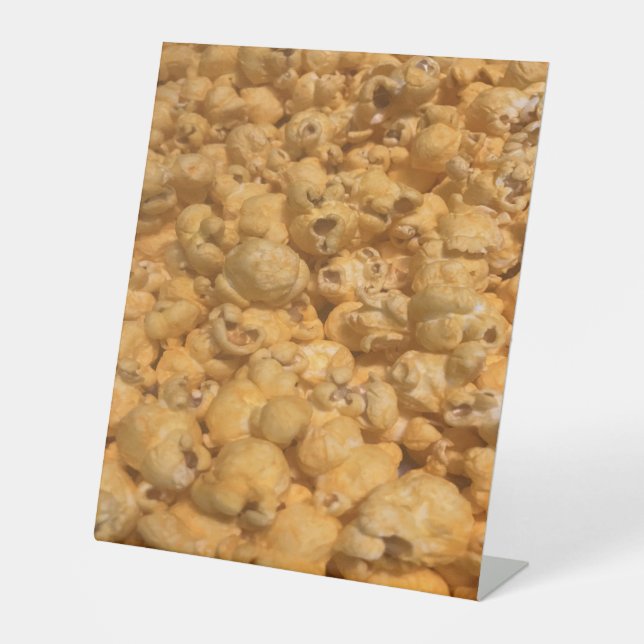 Popcorn Pedestal Sign (Front)