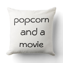 'Popcorn' Polyester Throw Pillow