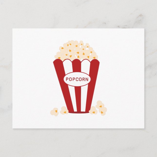 Popcorn Postcard (Front)