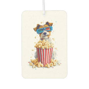 Popcorn Pup � Movie Night Dog Car Air Freshener