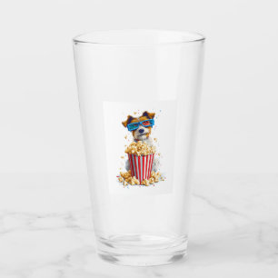 Popcorn Pup � Movie Night Dog Glass