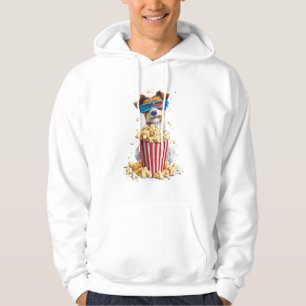 Popcorn Pup � Movie Night Dog Hoodie