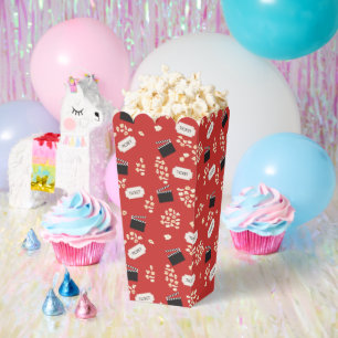 Popcorn Retro Movie Cinema Favour Box