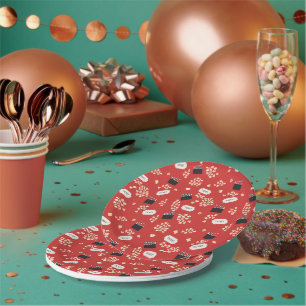 Popcorn Retro Movie Cinema Paper Plate