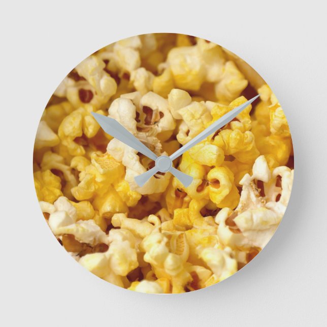 Popcorn Round Clock (Front)